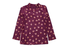 Soft Gallery bath blouse Astin FIG winterberry